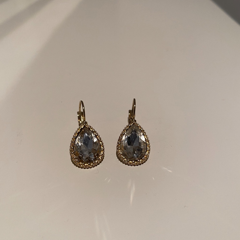 Gemstone Drop Earrings